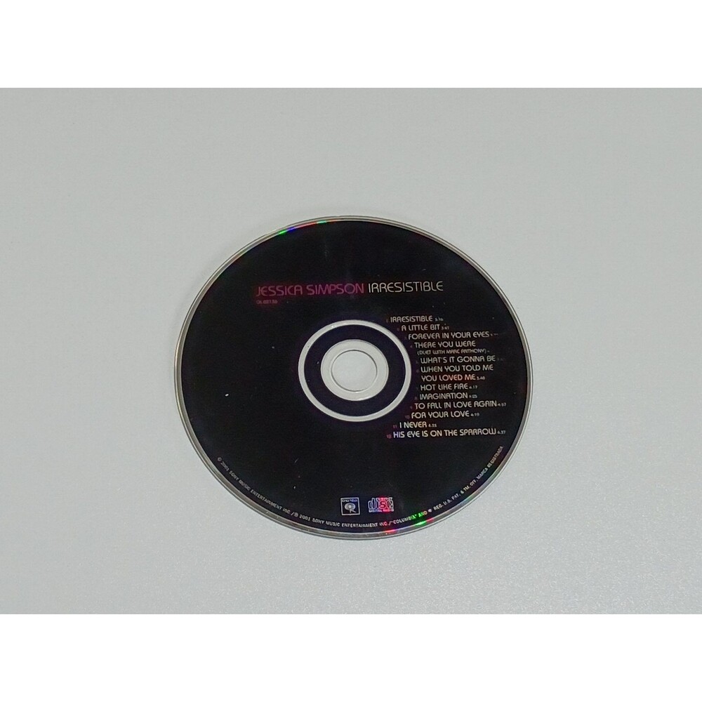 Jessica Simpson – Irresistible CD 2001 Pop R&B Columbia CK 69118